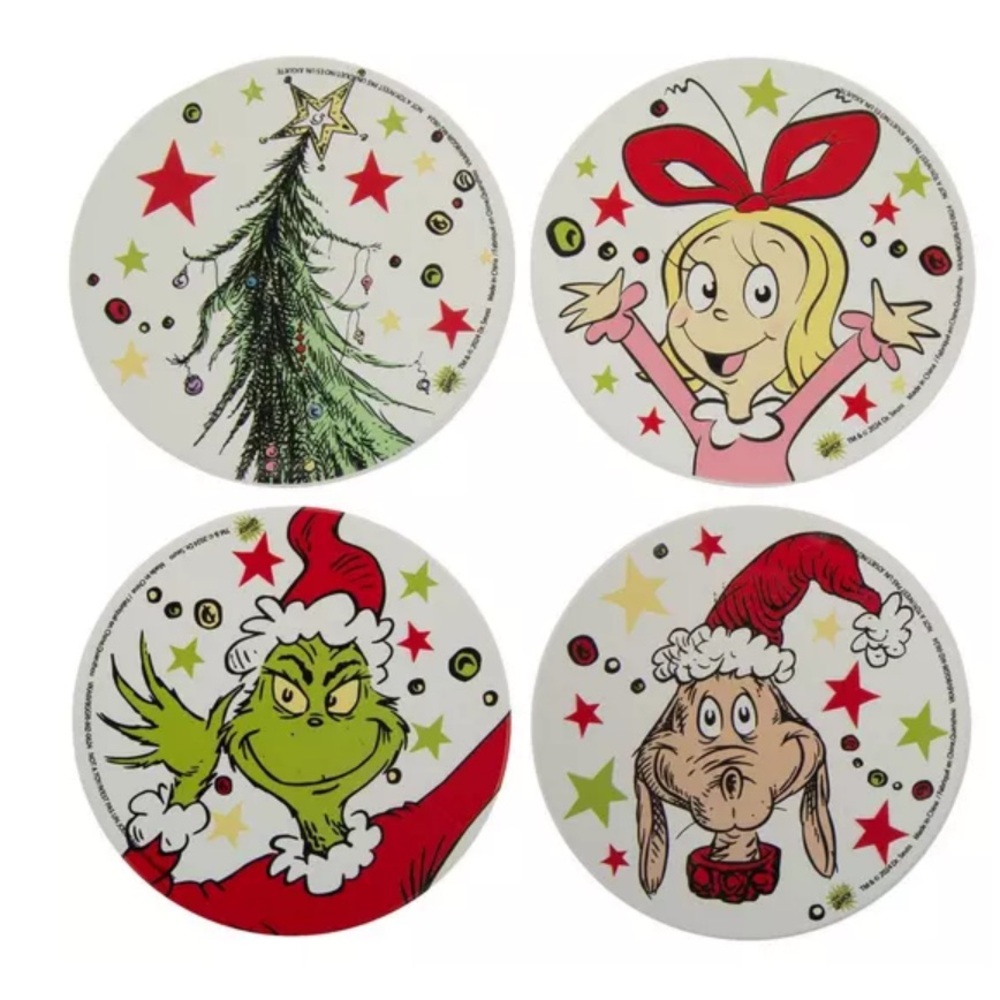 NWT Grinch Coasters